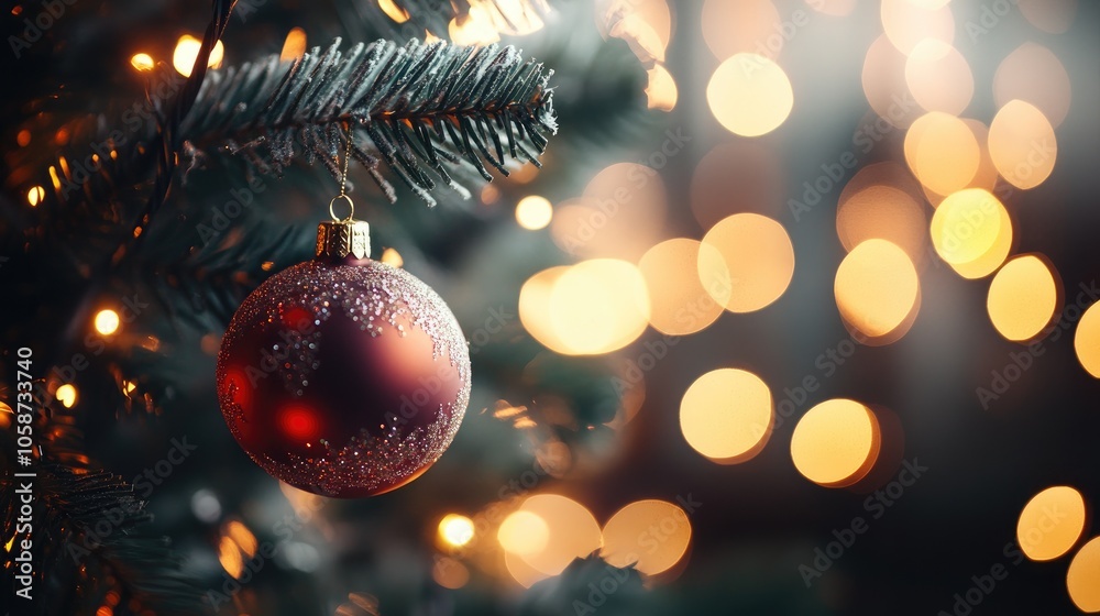 Bokeh effect Christmas background featuring soft blurred lights Bokeh effect Christmas background featuring soft blurred lights