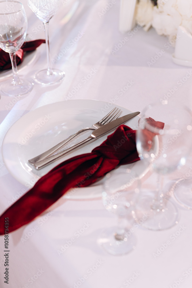 wedding table setting
