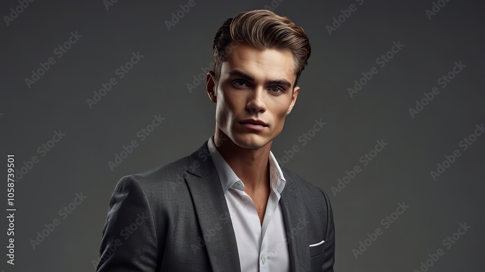 Male model , fashion model , male portrait , standing portrait , male advertisement photo Male model , fashion model , male portrait , standing portrait , male advertisement photo