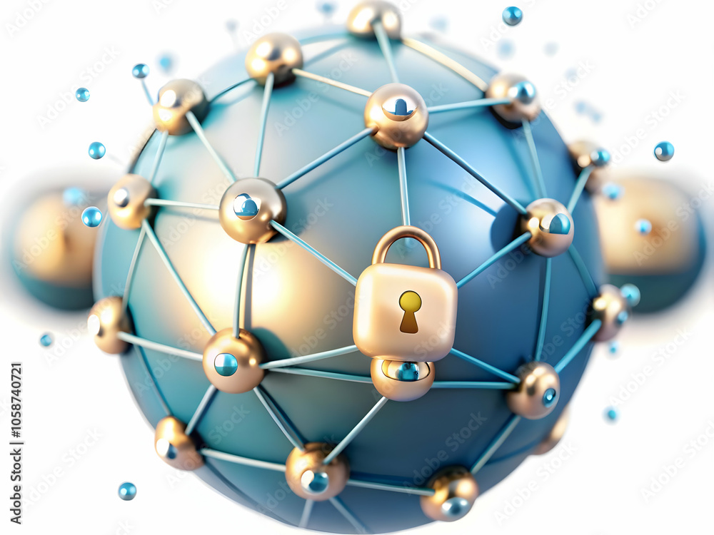Bokeh Digital Art Cybersecurity Networks Blurred Nodes Connections Network Intelligence Copy Space Photo Stock Concept Bokeh Digital Art Cybersecurity Networks Blurred Nodes Connections Network Intelligence Copy Space Photo Stock Concept