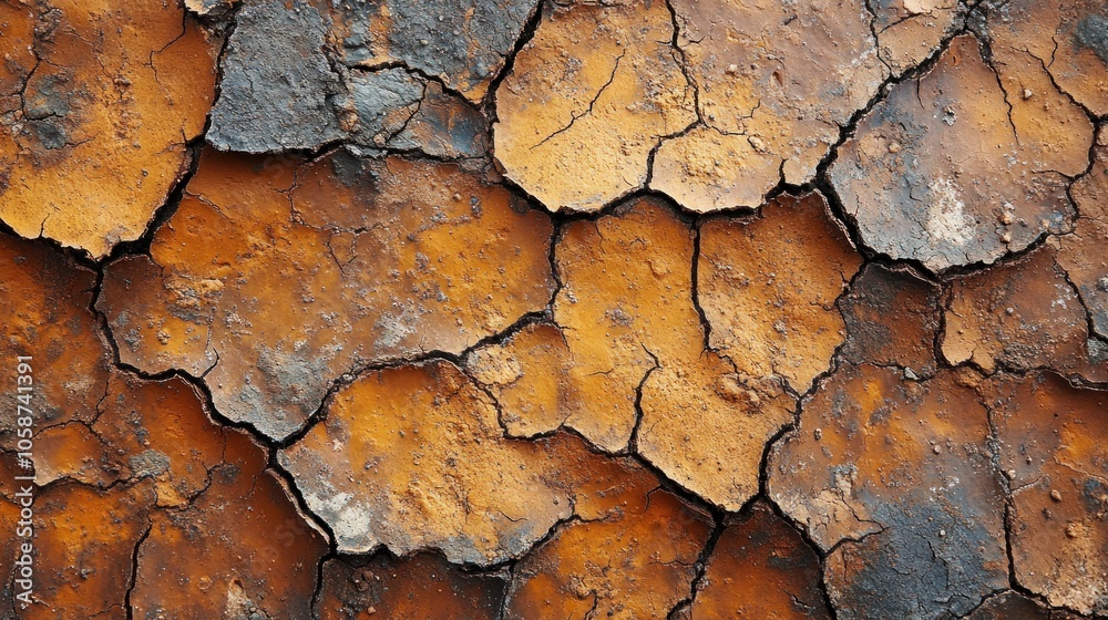 Cracked Earth Surface Cracked Earth Surface