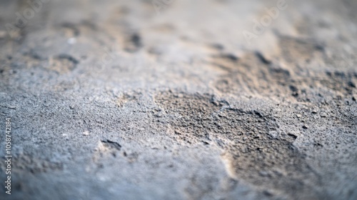 A macro photograph of the cement's texture, focusing on the consistency and any moisture, with the surrounding area softly blurred.