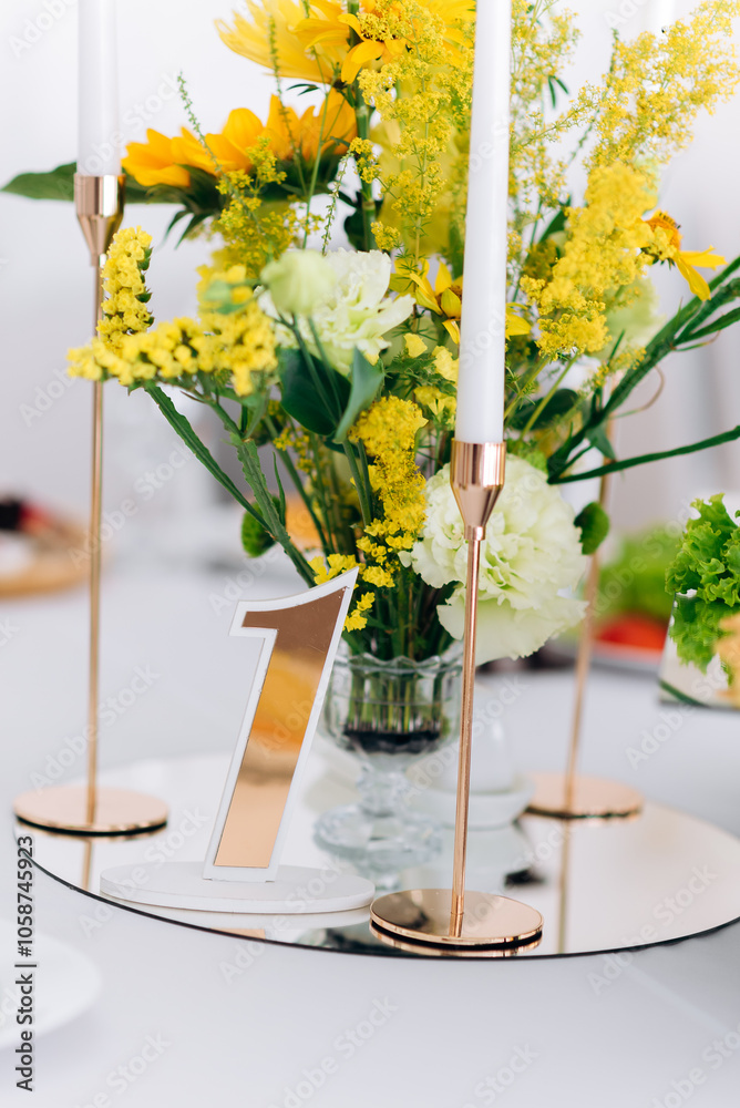 wedding table setting