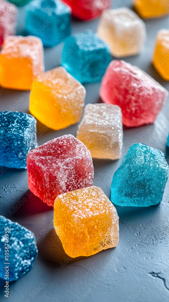 Colorful Jelly Candies Photo Colorful Jelly Candies Photo