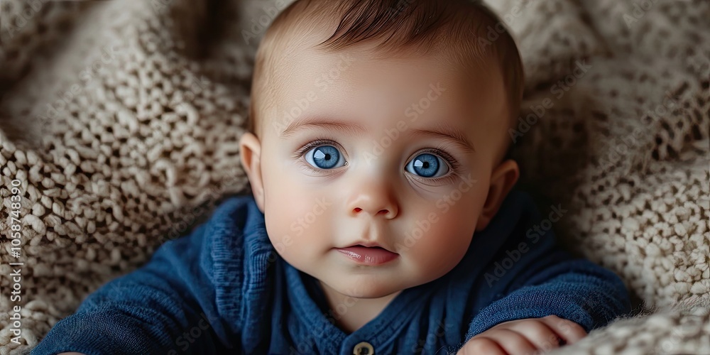 A captivating website banner or promotional image featuring an adorable baby boy who has striking blue eyes. The cuteness of the blue eyed baby boy is truly enchanting. A captivating website banner or promotional image featuring an adorable baby boy who has striking blue eyes. The cuteness of the blue eyed baby boy is truly enchanting.