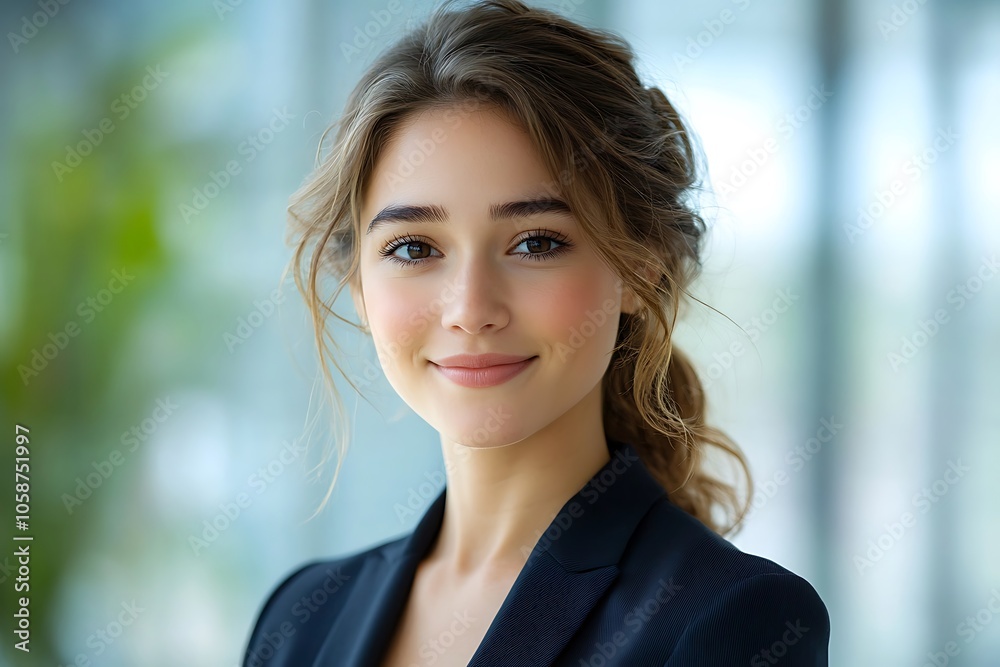 Confident Young Businesswoman Portrait - Professional Success Confident Young Businesswoman Portrait - Professional Success