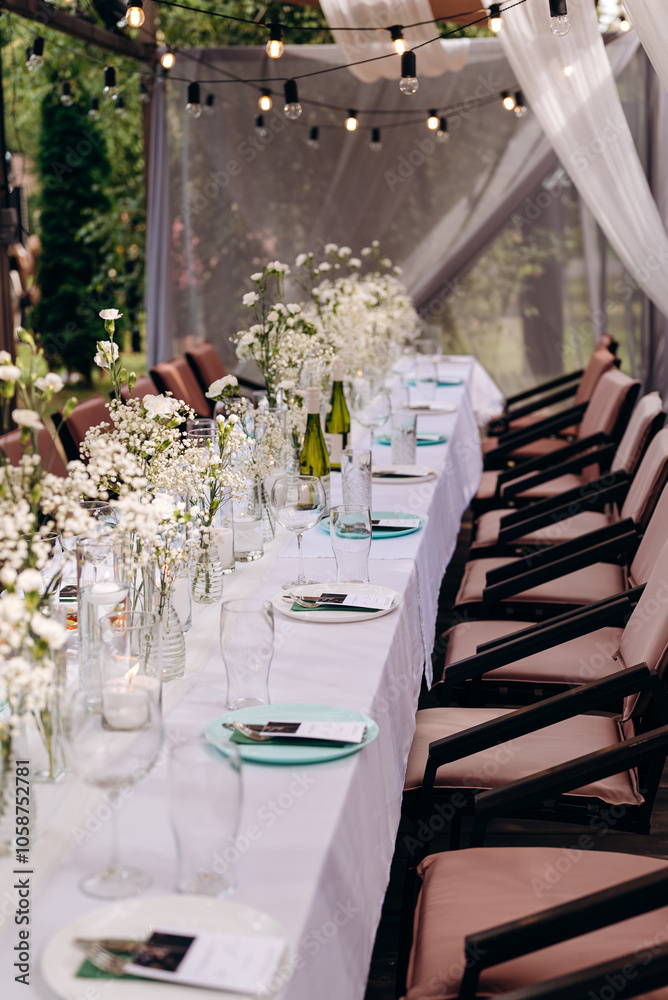 wedding table setting