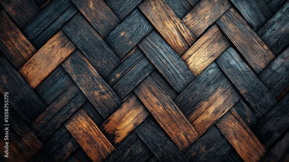 A wood grain pattern with a black and brown color scheme A wood grain pattern with a black and brown color scheme