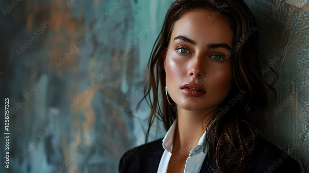 Portrait of a beautiful and confident businesswoman. Portrait of a beautiful and confident businesswoman.