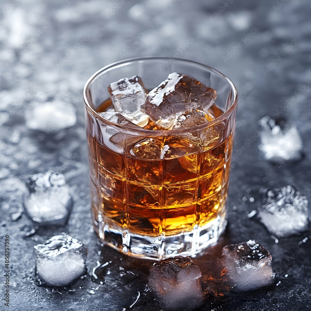 Whiskey on the Rocks Photo - Glass, Ice, Alcohol, Drink Whiskey on the Rocks Photo - Glass, Ice, Alcohol, Drink