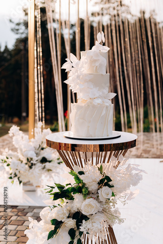 Obraz na płótnie wedding table setting w salonie