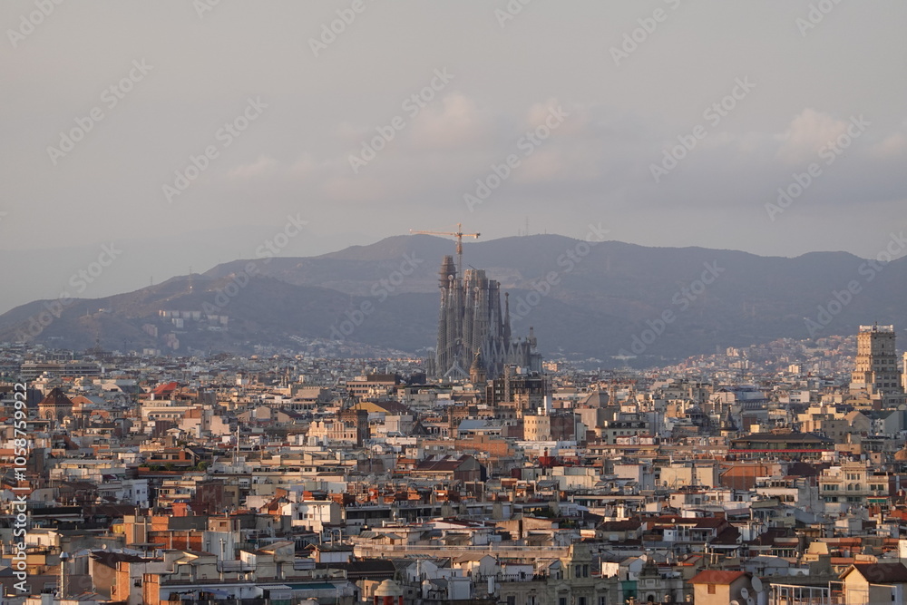 Obraz premium panorama Sagrada Familia
