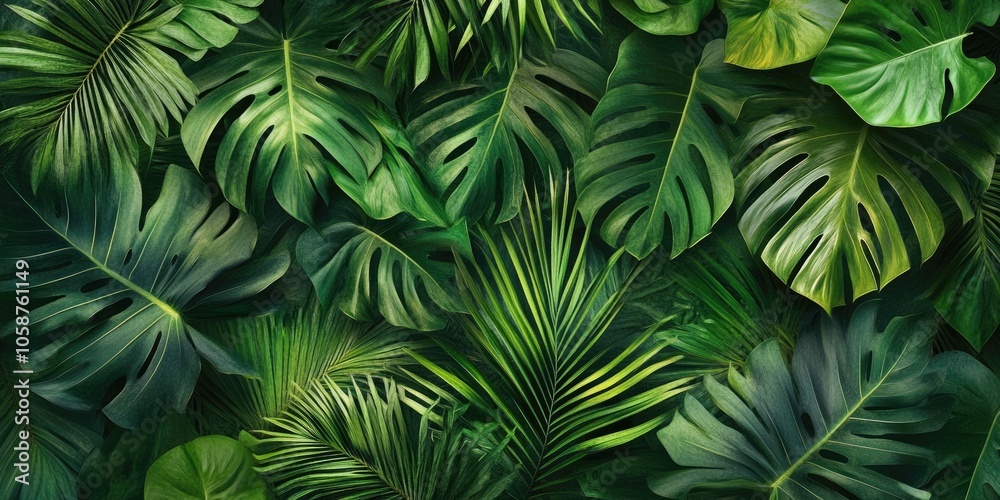 Dense greenery in the jungle features palm leaves and gentle warmth, creating a vibrant atmosphere rich in tropical plant life and inviting ambiance. Dense greenery in the jungle features palm leaves and gentle warmth, creating a vibrant atmosphere rich in tropical plant life and inviting ambiance.