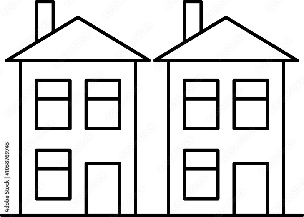 Buildings line icon set. Bank, library, school, courthouse, hospital, university, church, temple, office building, hotel, store, warehouse, farm, factory. Architecture concept. Office, city, real esta Buildings line icon set. Bank, library, school, courthouse, hospital, university, church, temple, office building, hotel, store, warehouse, farm, factory. Architecture concept. Office, city, real esta