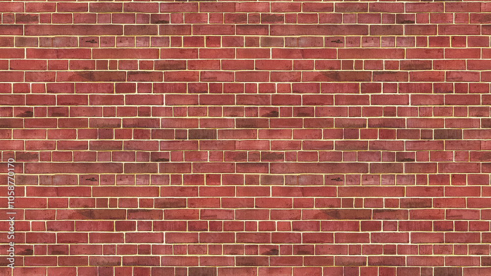 Classic Red Brick Texture: Seamless pattern of classic red bricks with visible mortar lines, creating a warm, traditional feel ideal for rustic and industrial designs Classic Red Brick Texture: Seamless pattern of classic red bricks with visible mortar lines, creating a warm, traditional feel ideal for rustic and industrial designs