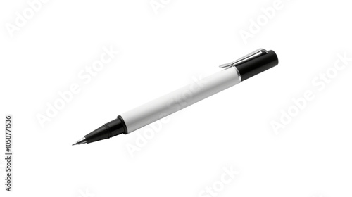 White pen, transparent background PNG