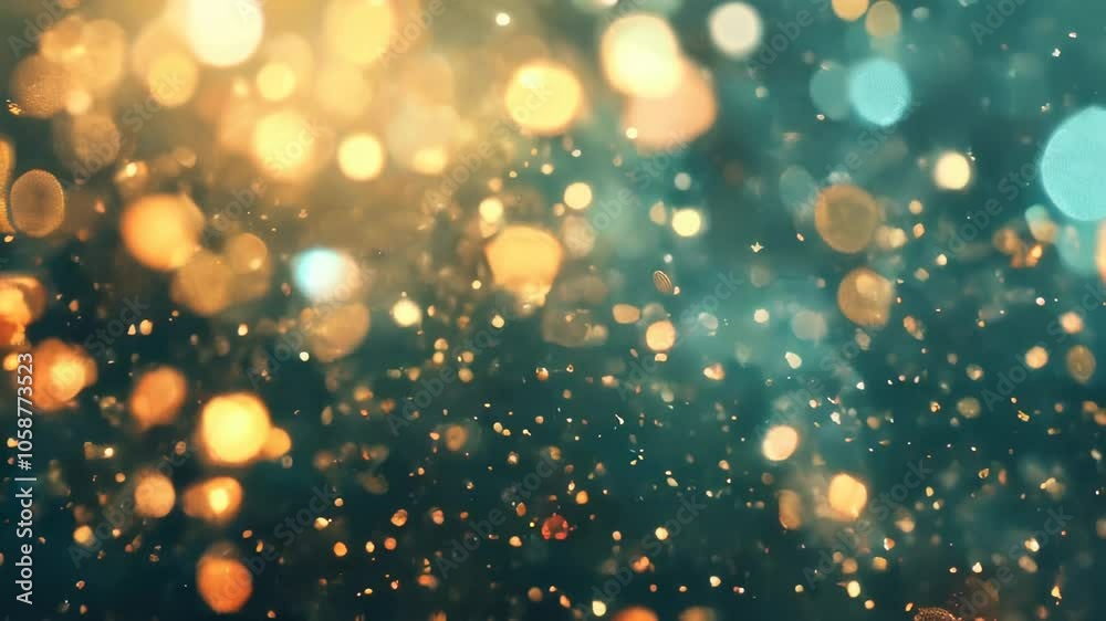 Softly glowing bokeh lights shimmer against a dark background, generating an enchanting and dreamy atmosphere perfect for visual exploration Softly glowing bokeh lights shimmer against a dark background, generating an enchanting and dreamy atmosphere perfect for visual exploration