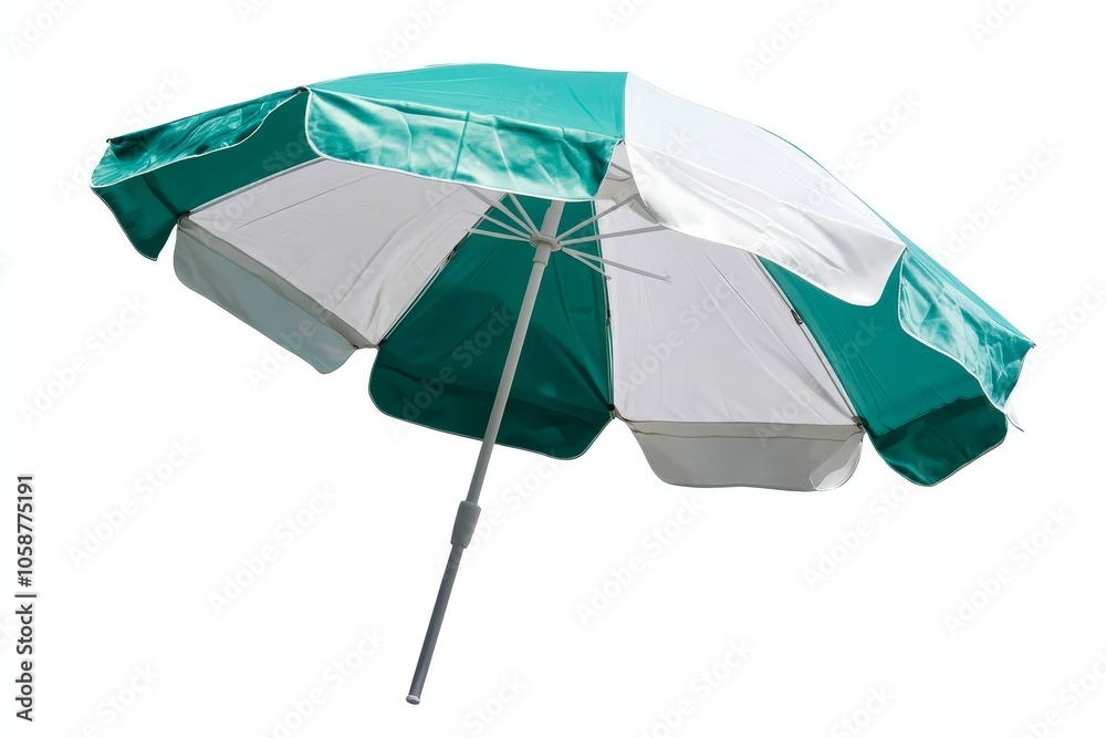 A vibrant and colorful beach umbrella standing tall, ready to provide shade on a sunny day, inviting moments of relaxation and joy. A vibrant and colorful beach umbrella standing tall, ready to provide shade on a sunny day, inviting moments of relaxation and joy.