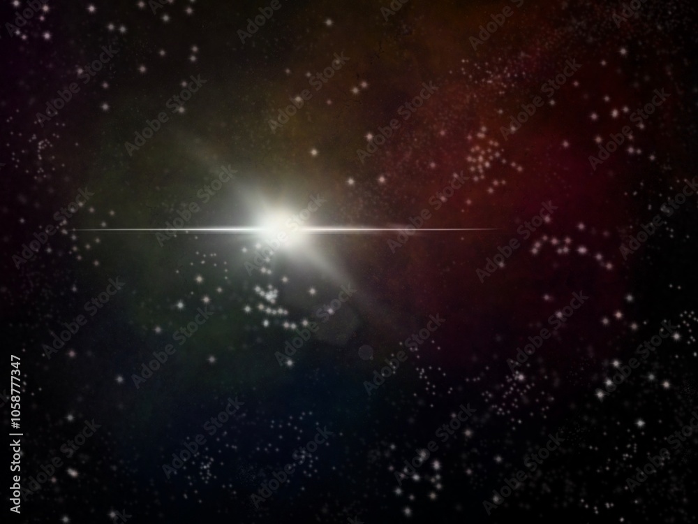Textured image. Starry sky with nebula, drawing. Textured image. Starry sky with nebula, drawing.