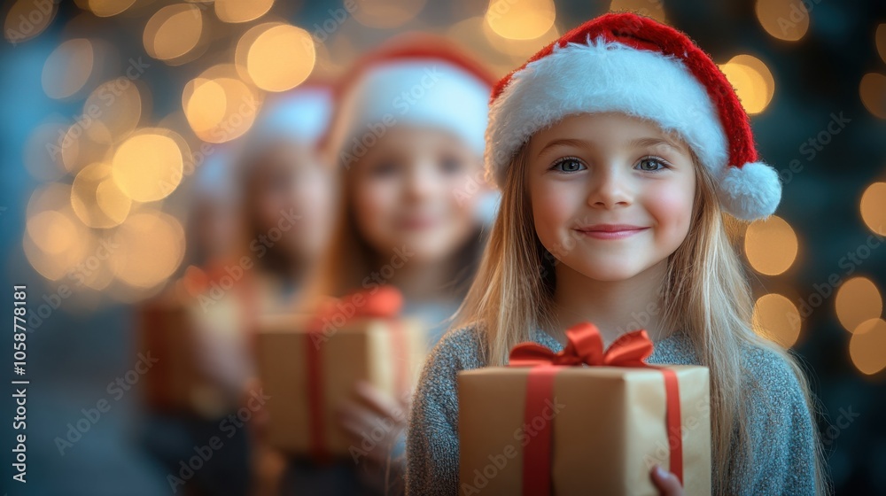 Merry elves create festive gifts for Santa's exciting Christmas night at the North Pole workshop in the joyful holiday season Merry elves create festive gifts for Santa's exciting Christmas night at the North Pole workshop in the joyful holiday season