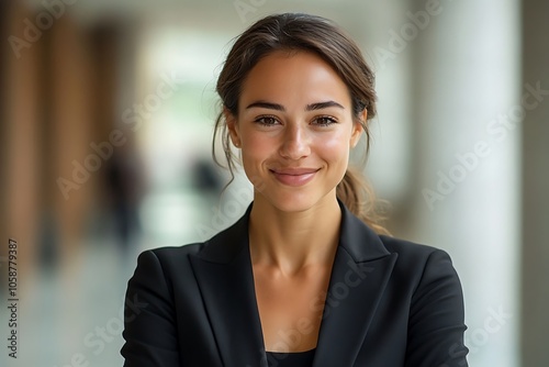 Happy Female Entrepreneur with Brown Hair Smiling in Success Free Download Happy Female Entrepreneur with Brown Hair Smiling in Success - GFXLoad