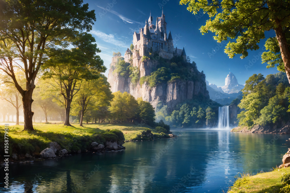Obraz premium castle in the park