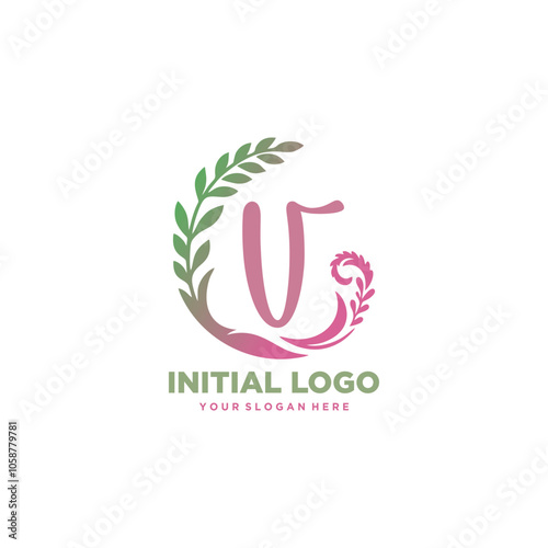 initial logo V