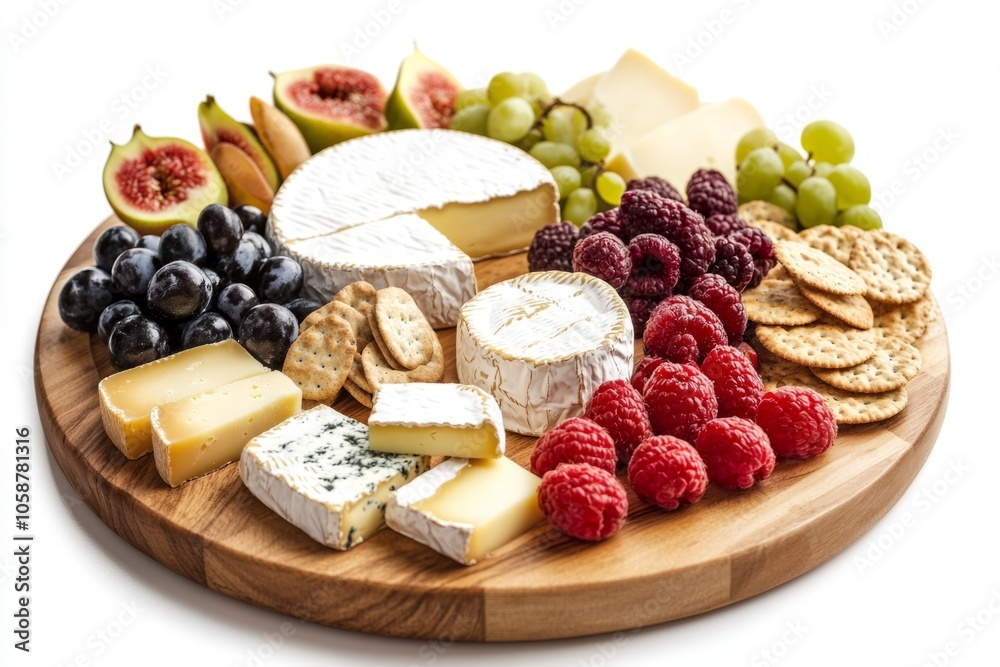 An elegant cheese platter showcases a variety of cheeses and fresh fruits. Perfect for entertaining guests or a cozy night in. Explore flavors and textures. Generative AI An elegant cheese platter showcases a variety of cheeses and fresh fruits. Perfect for entertaining guests or a cozy night in. Explore flavors and textures. Generative AI