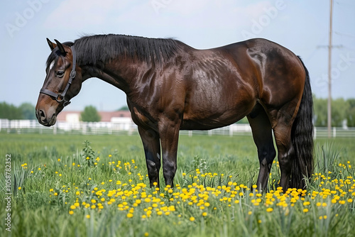 Yellow Santolina Flowers Provide a Stunning Background in the Field