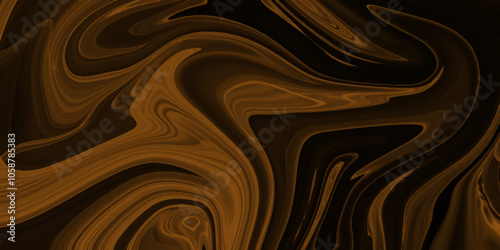 The texture of black and orange marble pattern modern style Liquid background. marble pattern texture natural background. Paper with soft waves and white fabric liquid metallic art paint texture.	