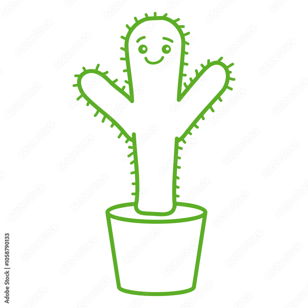 Cactus Plant Prickly Spines Desert Cacti Cartoon Plant Gardening Gardener Garden Green Thumb Hobby Nature Lover Floral Botany Growth Organic Life Botanical T-Shirt Sticker Print Illustration Cactus Plant Prickly Spines Desert Cacti Cartoon Plant Gardening Gardener Garden Green Thumb Hobby Nature Lover Floral Botany Growth Organic Life Botanical T-Shirt Sticker Print Illustration