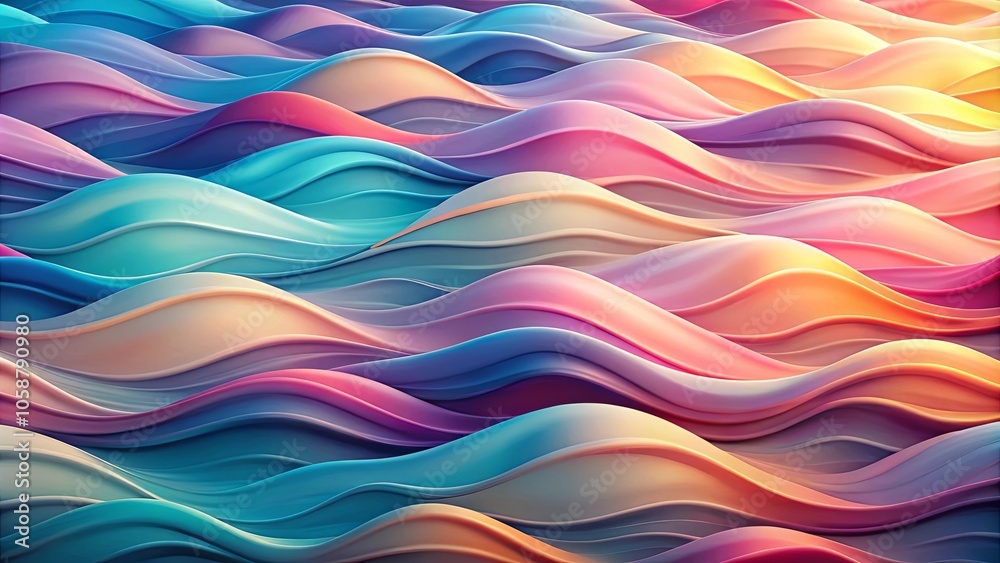 A Symphony of Color Fluid, Saturated Waves Intertwined, Creating a Visual Tapestry of Depth and Movement A Symphony of Color Fluid, Saturated Waves Intertwined, Creating a Visual Tapestry of Depth and Movement