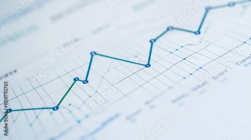 A line graph showing changes in crime rates over the past decade, illustrating trends over time