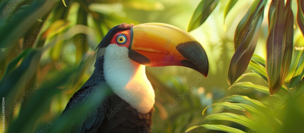 Naklejka premium The Brazilian Toucan