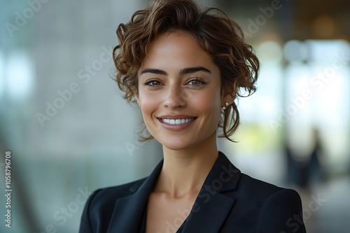 Smiling Business Leader Portrait Approachable and Passionate Woman in Suit Free Download Smiling Business Leader Portrait Approachable and Passionate Woman in Suit - GFXLoad