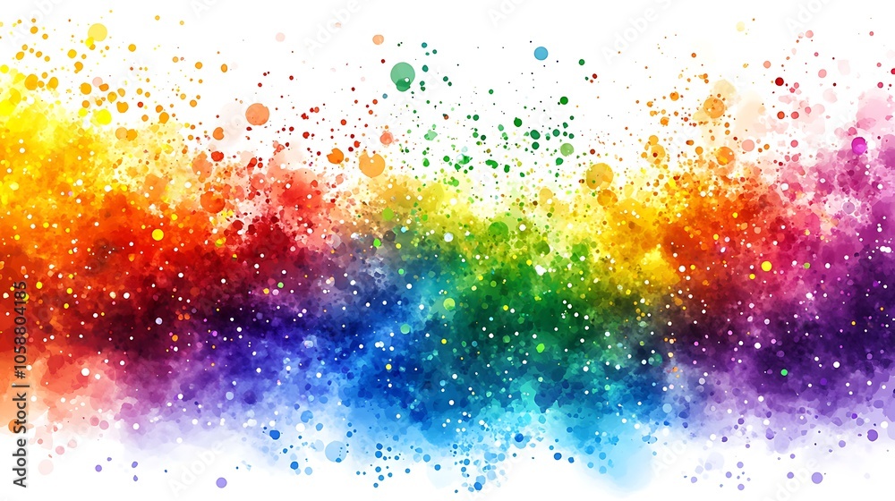 Rainbow Watercolor Background Simple Neutral Background with Free Space for Design Rainbow Watercolor Background Simple Neutral Background with Free Space for Design