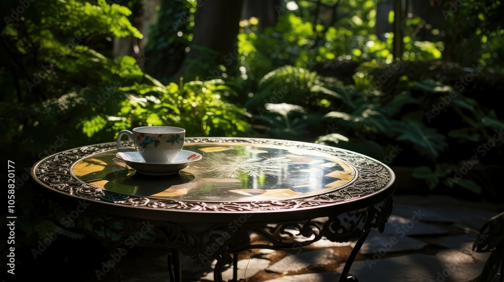 serene coffee cup table