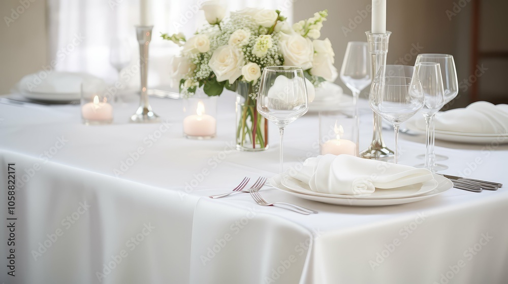 Fototapeta premium glamour white satin