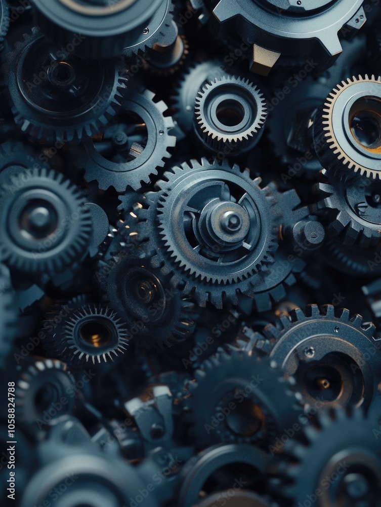 Close-up of gears Close-up of gears