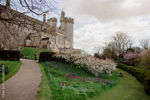 old castle in the countryside