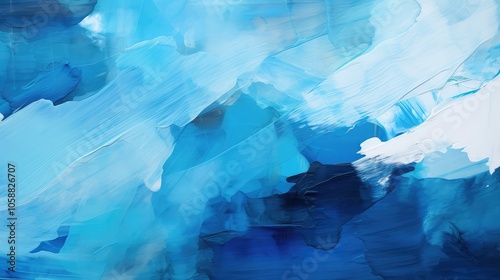 layered blue paint background photo