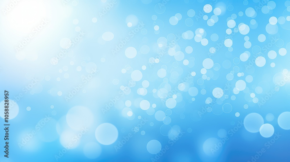 Obraz premium depth light blue dot background