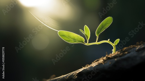 curvature plant stem photo