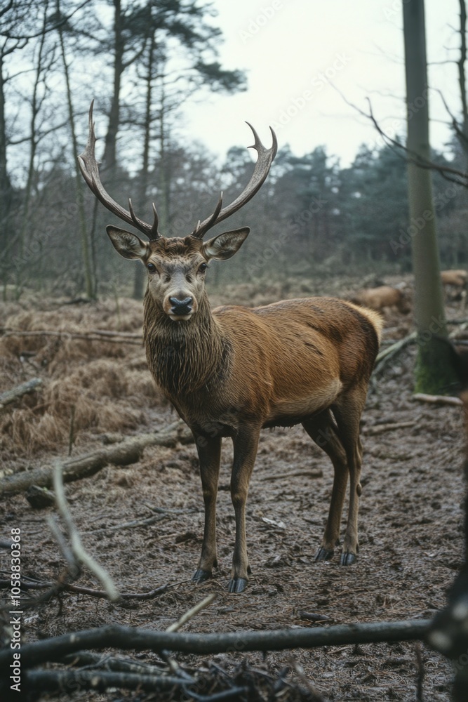 Deer in forest Deer in forest