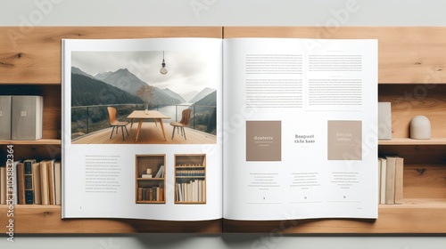 clean book layout template