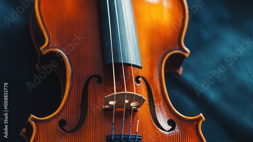 violin isolated on white