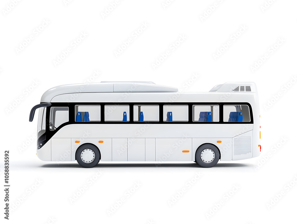 Modern Double-decker bus, isolated on white background
Modern Double-decker bus, isolated on white background