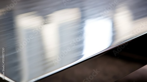 polished metal table texture