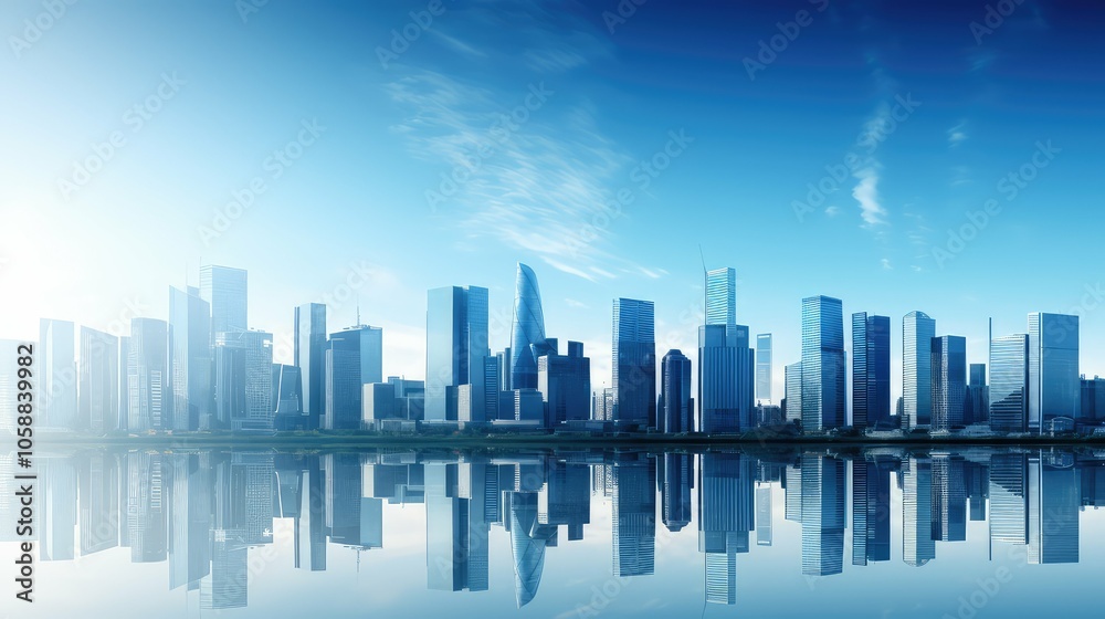 cityscape business background blue cityscape business background blue