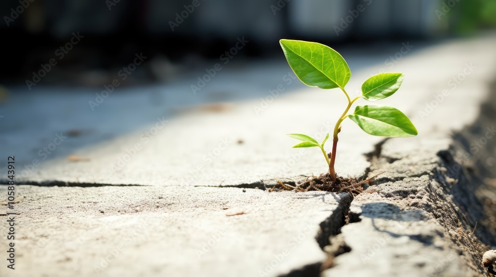growth plant growing through concrete growth plant growing through concrete